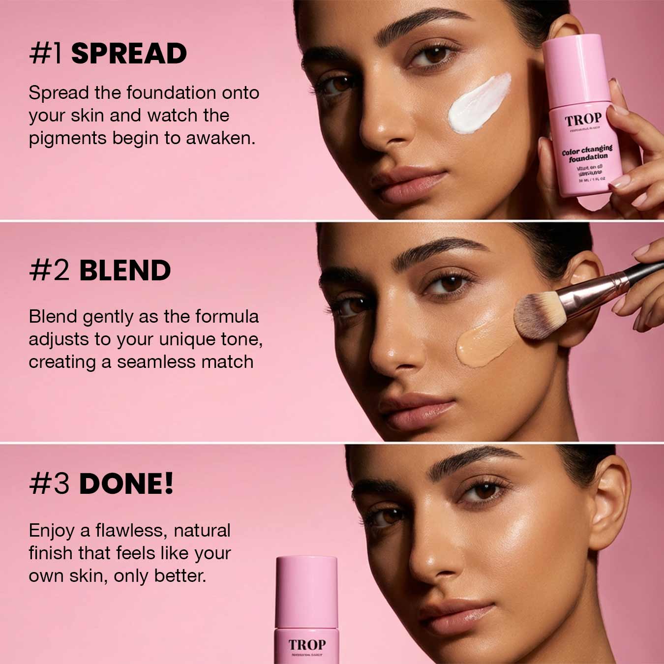 [NEW] Trop™ Clean Color-Changing Foundation ( 30ML - Includes SPF 50+  )