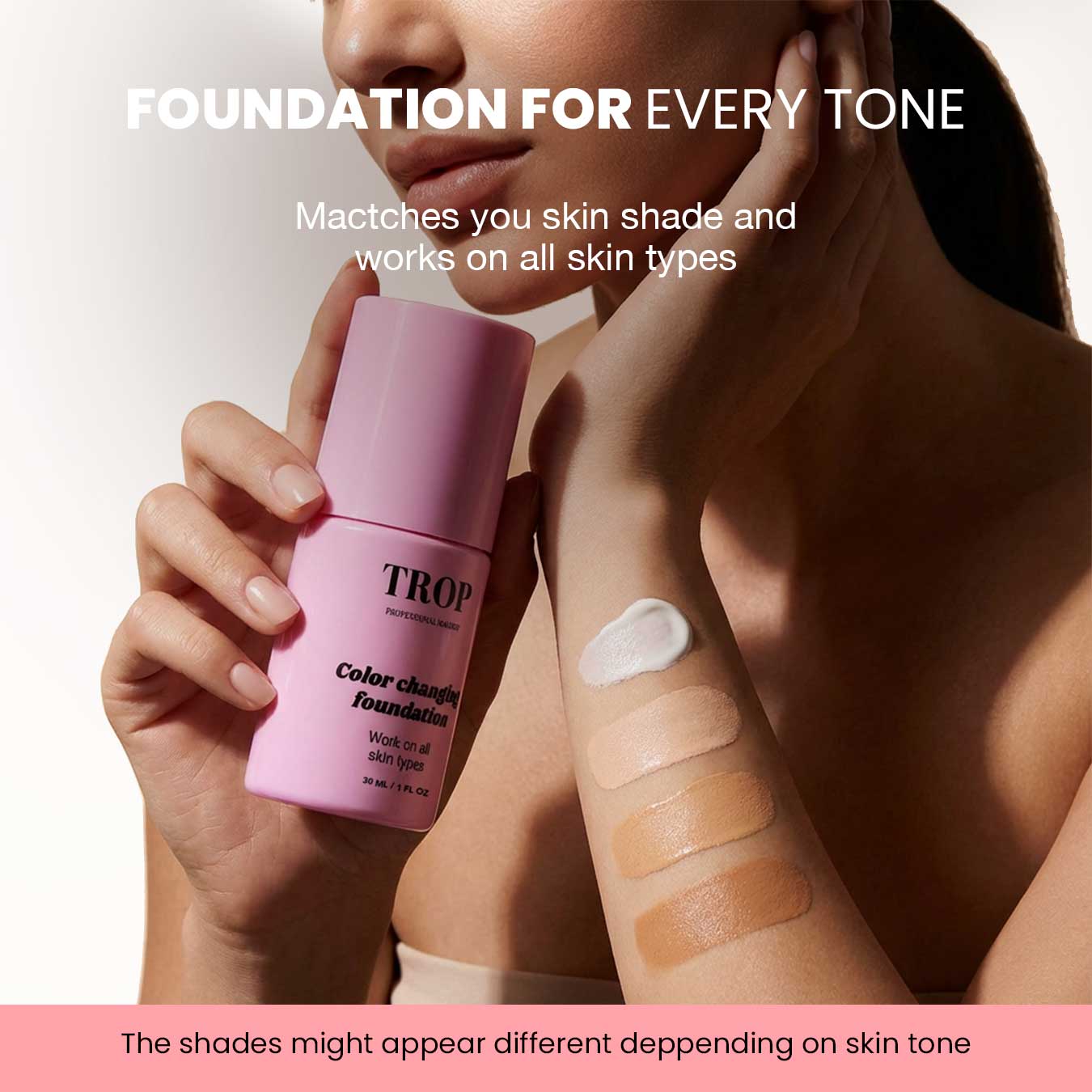 [NEW] Trop™ Clean Color-Changing Foundation ( 30ML - Includes SPF 50+  )